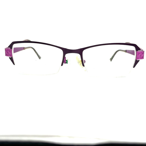JEAN LAFONT PARIS irene 777 Eyeglasses Frames Womens Purple 51-19-134 H17791 - Picture 1 of 7